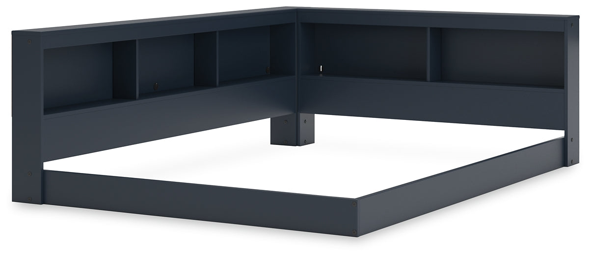 Simmenfort Bookcase Storage Bed