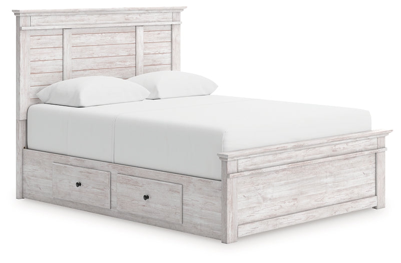 Makidern Queen Panel Storage Bed