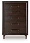 Dantenton Five Drawer Chest