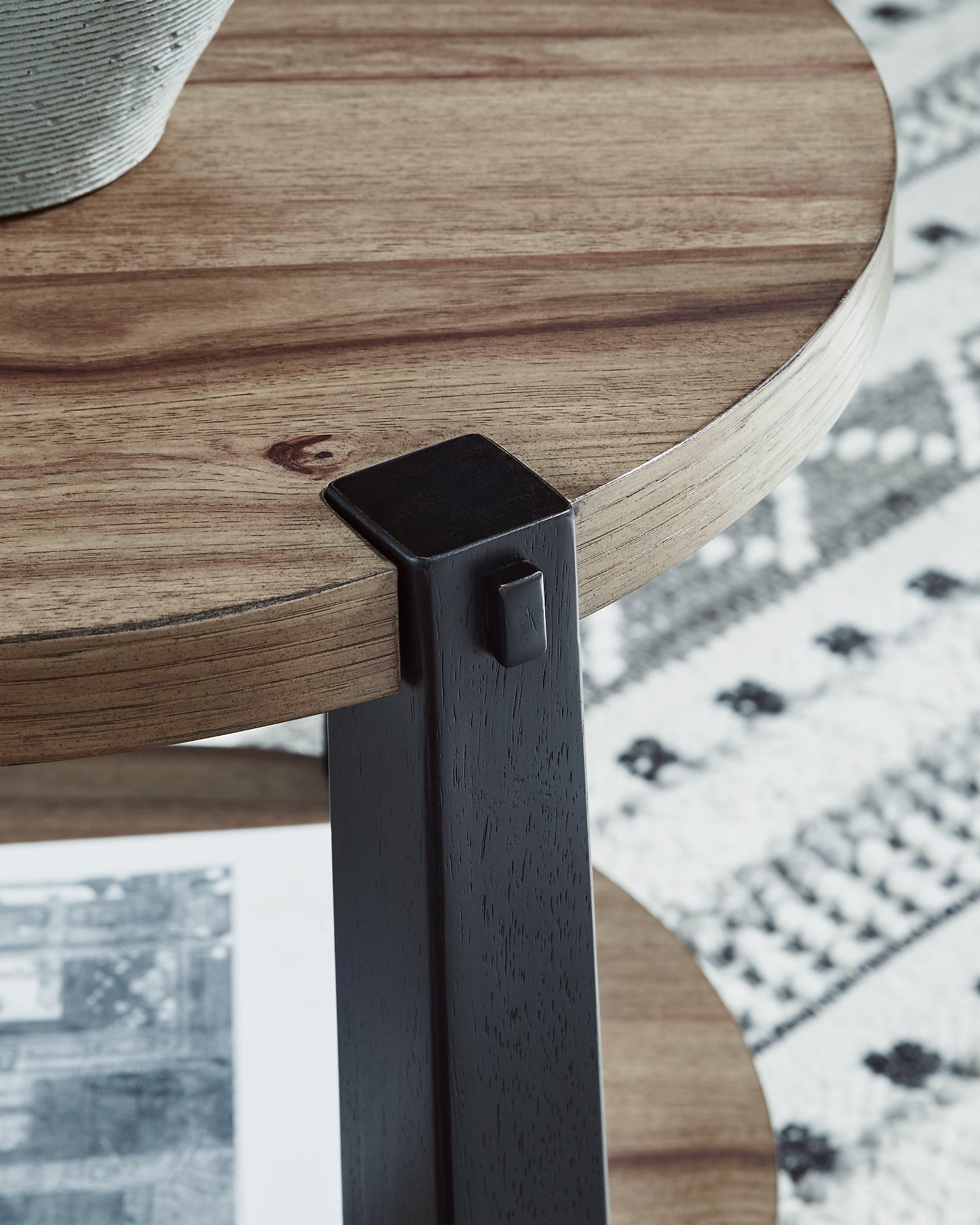 Ridgester Round End Table