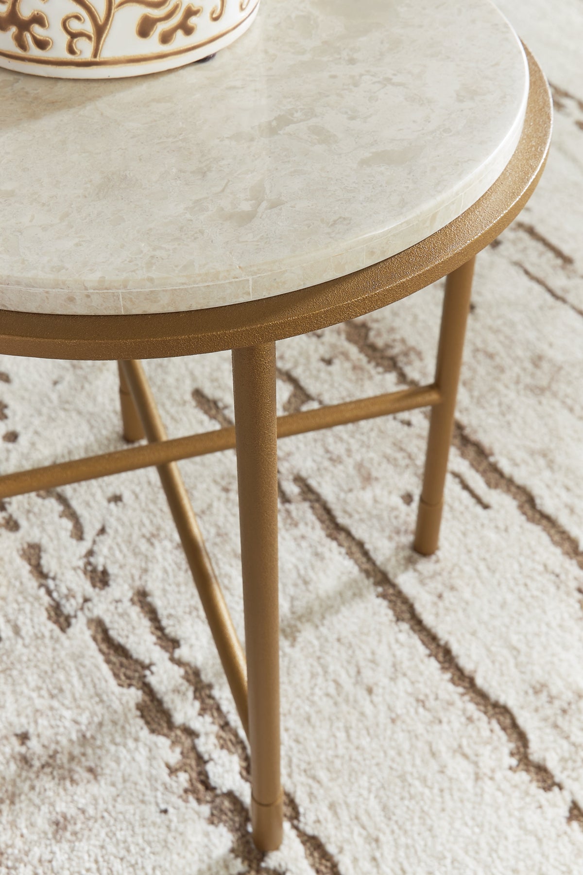 Alben Round End Table