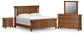 Rowlenstown California King Poster Bed with Mirrored Dresser and Nightstand