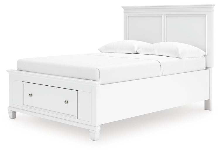 Fortman Full Panel Storage Bed, Dresser and Mirror